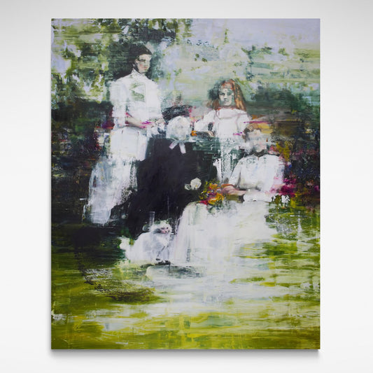 Framed limited edition 2018 print "Suffragettes" by Anita DeSoto, showcasing detailed artistry and a striking portrayal of influential women.