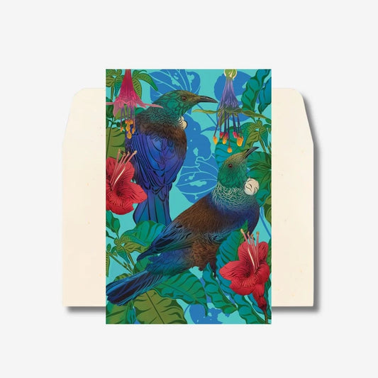Tūī & Pūriri, Note Card