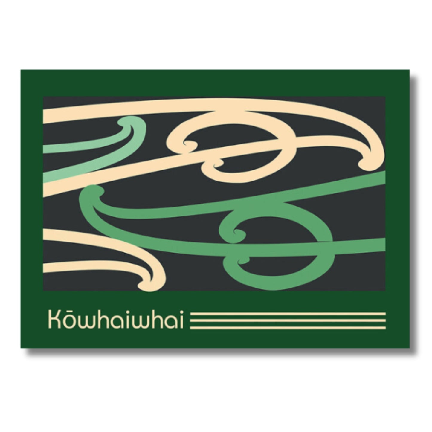 A print captures the essence of Māori art
