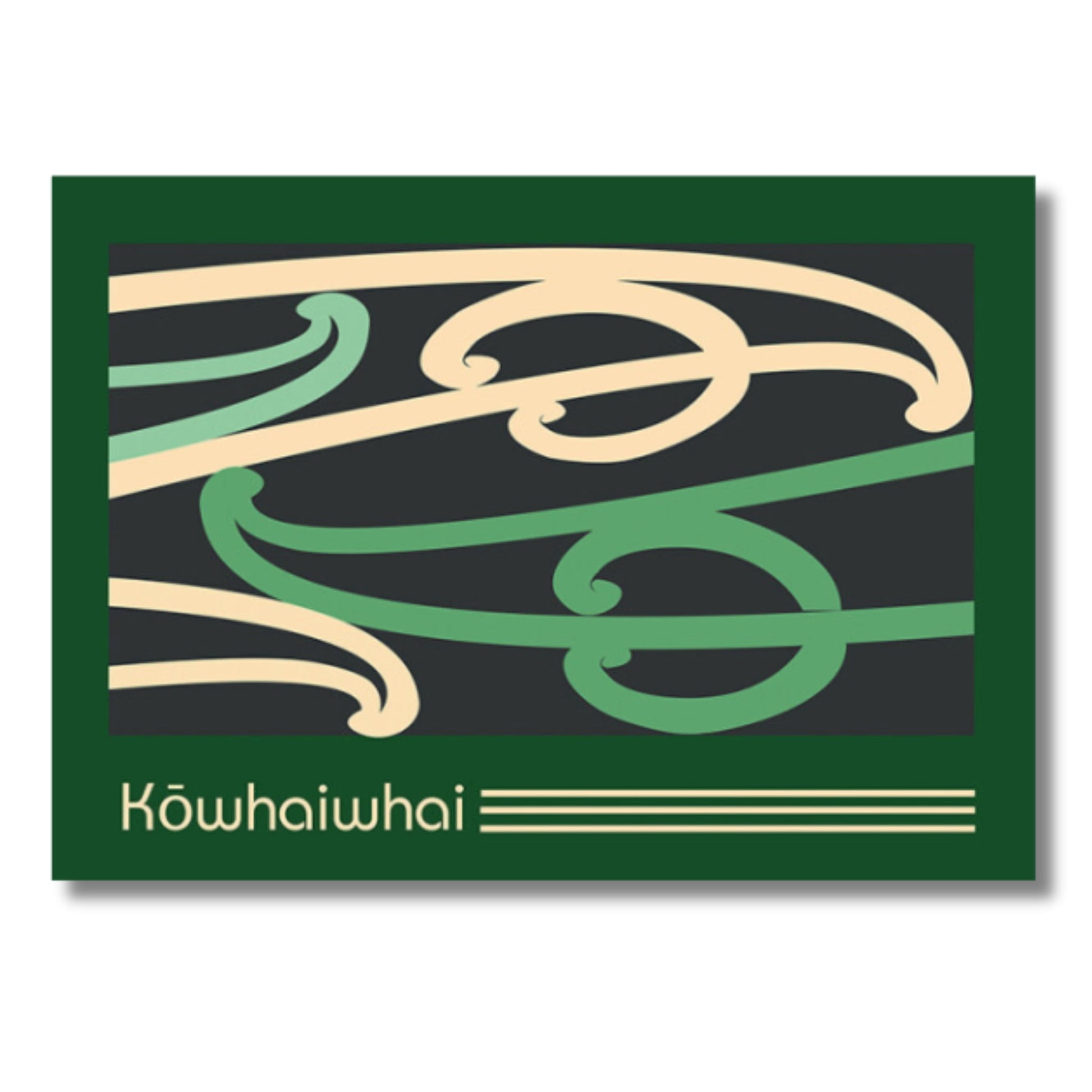 A print captures the essence of Māori art