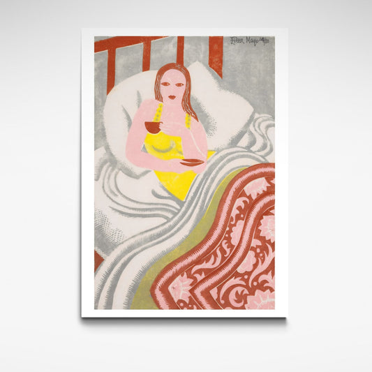 "Morning Tea", print by Eileen Mayo