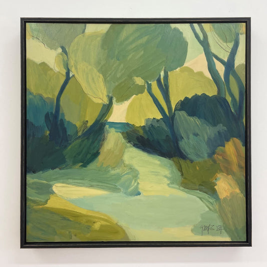 River in Spring Light, Original Painting by Georgina Hoby Scutt