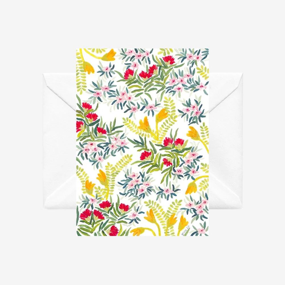 Native Floribunda, Notecard