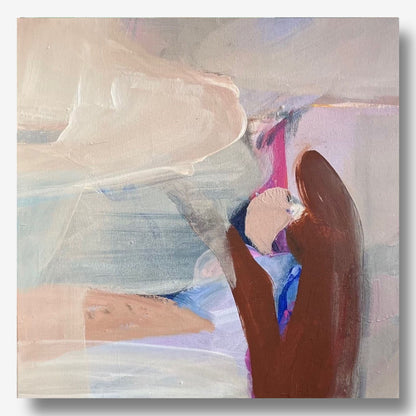 Under the Sound, Original Abstract Painting by Helen Dean