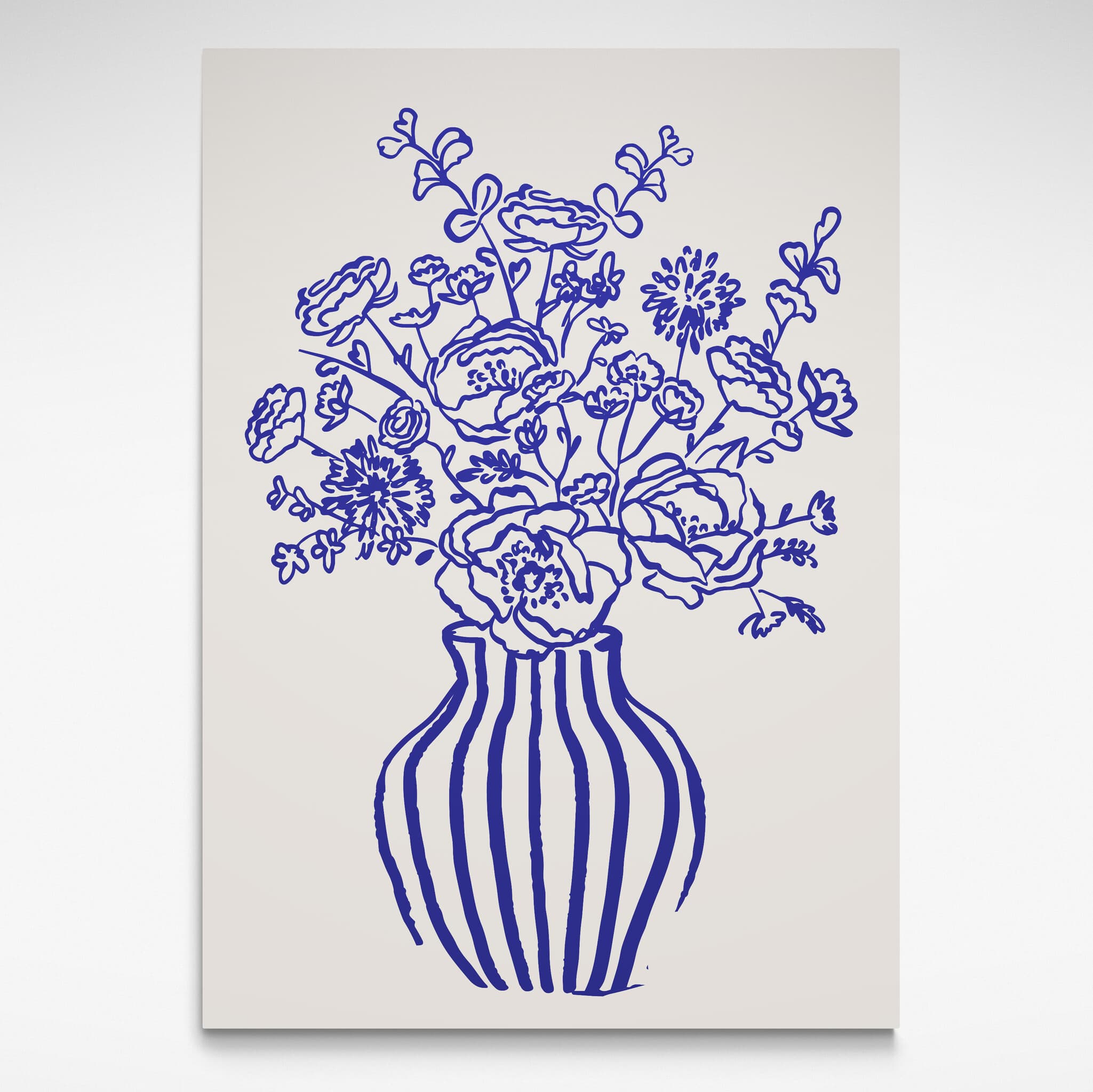 Cobalt Blue Flower print | by Solstice Studio Prints | at Look NZ