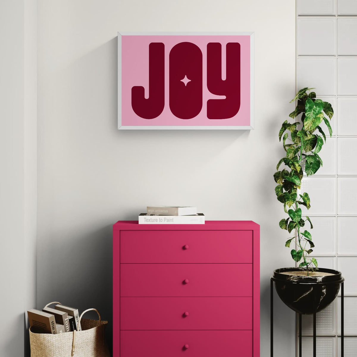 Red and Pink Joy, Print