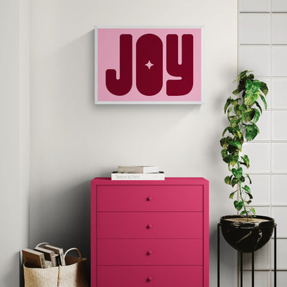 Red and Pink Joy, Print