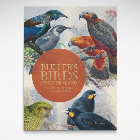 Book cover featuring illustrations of NZ birds.
