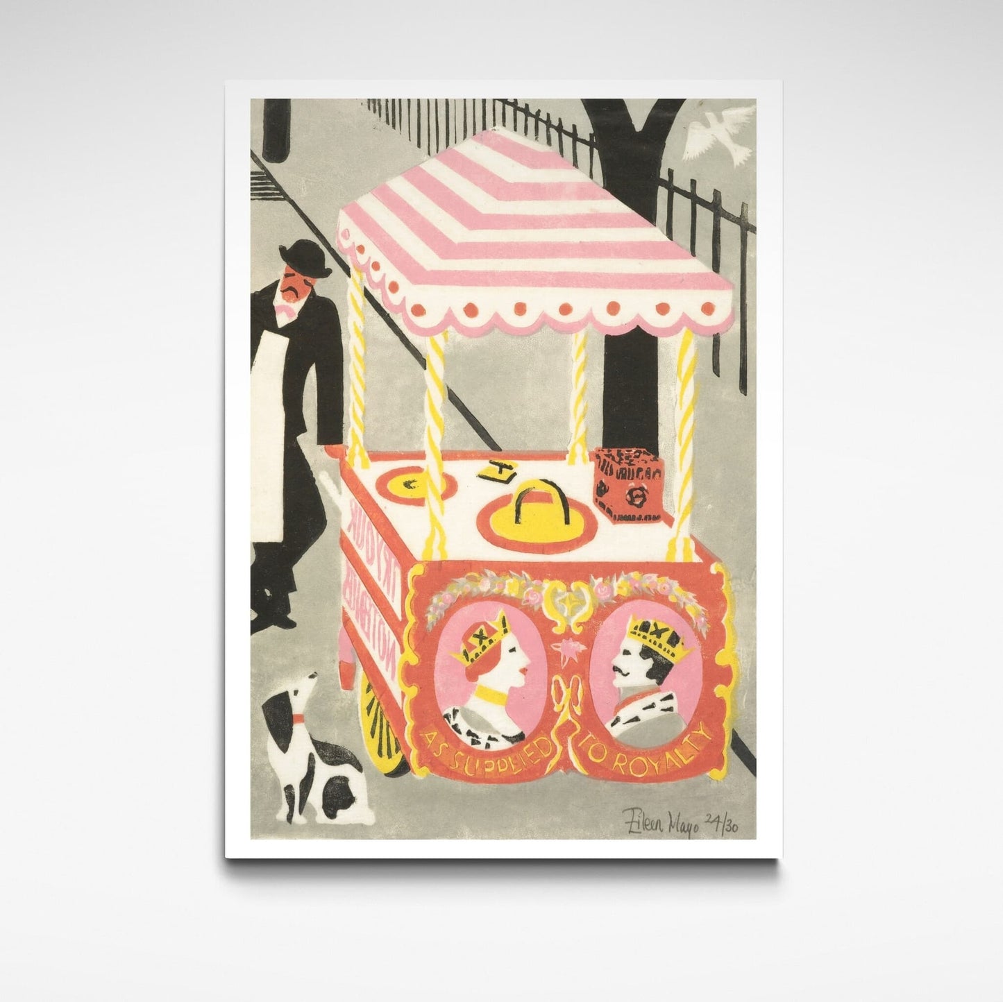 "Ice Cream Cart" print by Eileen Mayo