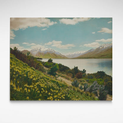 Lake Ohau, 1940s Print